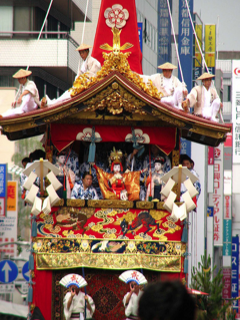 逸品‼️珍しい作品！真作 應古『祇園祭』肉筆共箱 大船鉾 長刀鉾 京都 ...